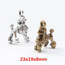 15 pieces of retro metal zinc alloy dog pendant for DIY handmade jewelry necklace making 6958 2024 - buy cheap
