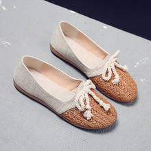 2021 Spring Autumn Women Oxford Shoes Ballerina Flats Shoes Women Genuine Leather Shoes Moccasins Lace Up Loafers White Shoes 2024 - buy cheap