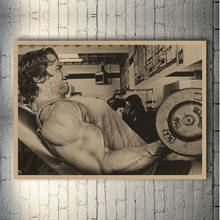 Арнольд Шварценеггер Ретро плакат Мотивационная, для бодибилдинга Печать холст плакат для гостиной Декор Бар украшения-002 2024 - купить недорого