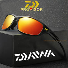 Daiwa óculos de sol com lentes polarizadas masculino, óculos escuros com proteção uv400 2021, marca de designer vintage para dirigir ao ar livre 2024 - compre barato
