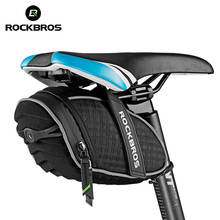 ROCKBROS Bicycle Saddle Bag 3D Shell Rainproof Reflective Shockproof Cycling Bike Tube Rear Tail Seatpost Bag Bike Accessories 2024 - buy cheap