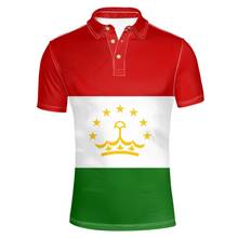 TAJIKISTAN youth diy free custom made name number tjk Polo shirt nation flag tj tajik country college print photo text clothing 2024 - buy cheap