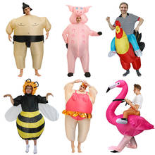 Inflatable Costumes Dinosaur Flamingo Horse Cosplay Halloween Costume Duck Cock Festival Mascot Party Role Play Disfraz Adult 2024 - buy cheap