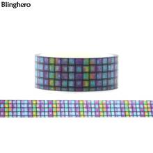 Blinghero Personalized Weave 15mmX5m Washi Tape Grid Masking Tape Adhesive Tapes Decorative Stickers Hand Account Tapes BH0024 2024 - buy cheap
