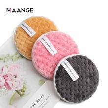 1PC Makeup Sponge Microfiber Cloth Pad Removal Face Cleansing Towel Reusable Cleansing Double Layer Nail Art Cleaning Wipe Tool 2024 - buy cheap