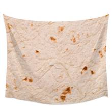 Tortilla Wall Tapestry Cover Beach Towel Throw Blanket Picnic Yoga Tortilla Mat Blanket Home Decoration 2024 - buy cheap