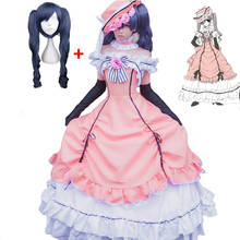 Black Butler Kuroshitsuji Ciel Phantomhive Sleeveless Lace Maid Cut Full Dress Uniform Outfit Anime Cosplay Princess Costumes 2024 - buy cheap
