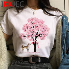 Camiseta bonita Shiba Inu Doge para mujer, remera kawaii tumblr grunge 2024 - compra barato