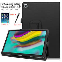 Capa para tablet samsung galaxy tab a7 2020, capa com película e caneta 2024 - compre barato