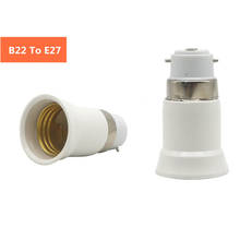 1Pcs Big Promotion B22 to E27 Fireproof Material Lamp Holder Converter Socket light Bulb Base type Adapter 2024 - buy cheap