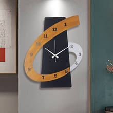 Fashion Creative Wall Clock Nordic Modern Simple Wall Clock Large Metal Quartz Reloj De Pared Digital Living Room Decor DJ60WC 2024 - buy cheap