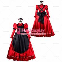 Sissy maid satin dress lockable Uniform cosplay costume Tailor-made[G2156] 2024 - buy cheap