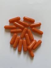 500pcs1000pcs Size 0 Empty Capsules! Empty Total Orange Colored Powder Capsules, Hollow Gelatin 0# Separated Capsules 2024 - buy cheap