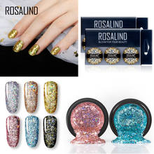 Набор алмазных гель-лаков ROSALIND Платиновый лак Гибридный штамп набор для акриловых ногтей все для маникюра краска Гель-лак для ногтей 6 шт./компл. 2024 - купить недорого