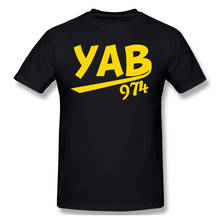 Yab camiseta manga curta básica masculina, camiseta yab 974 com manga curta triangular rame 2024 - compre barato