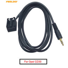 FEELDO 12PIN 10Pcs Carro Audi Rádio 3.5 milímetros Cabo Adaptador Para Opel CD30 AUX-IN MP3 CDC40 CD70 DVD90 NAVI NAVI AUX Fio # FD6000 2024 - compre barato