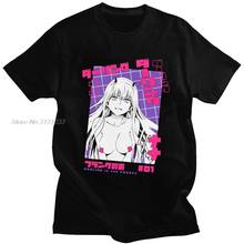 Camiseta de Darling In The Franxx para hombre, de Manga corta Camiseta de algodón, Tops de cuello redondo, camiseta informal de Anime, camiseta de Manga Zero Two 2024 - compra barato