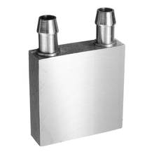 Bloque de refrigeración por agua de aluminio, enfriador para radiador de CPU de ordenador, 40x40x12mm 2024 - compra barato