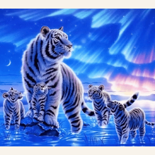 LaoJieYuan Tiger DIY 5D Diamond Painting Full Square Drill Animal Diamond Embroidery Cross Stitch Rhinestones Mosaic Handmade 2024 - buy cheap