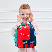 Mochilas escolares con dibujos de dinosaurios para niños y niñas, mochilas escolares impermeables con diseño de animales bonitos, novedad de 2019 2024 - compra barato