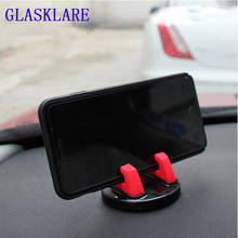 GLASKLARE 360 Degree Car Phone Holder Soft Silicone Anti Slip Mat Mobile Phone Mount Stands Support Car GPS Dashboard Bracket 2024 - buy cheap