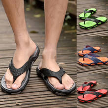 Zapatillas de verano para hombre, zapatos de playa, chanclas de moda, zapatillas de baño antideslizantes para el hogar 2024 - compra barato