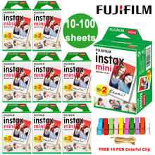 Fujifilm-película para foto instax mini 9, papel fotográfico com borda branca, para liplay link, polaroid, instantâneo, mini 11, 9, 8, 7s, 25, 50s, 9, 90, câmera 2024 - compre barato