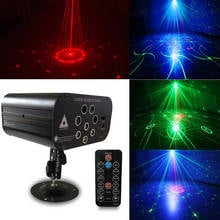 ZLX LED Disco Light Laser Projector 18W 110V~220V Voice Control DJ Controller Laser Stage Light for New Year Birthday Party 2024 - buy cheap