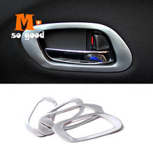 2018 ABS Matte Interior Door Handle Bowl Frame Garnish Cover Trim Accessories 2014 Car Styling 4pcs for Honda Vezel HR-V HRV 2024 - buy cheap