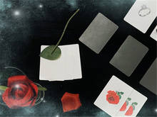 Rose Lover Magic Tricks Cards Appearing Vanishing Professional Magician Stage Romantic Gimmicks Illusions Mentalism Magia Props 2024 - buy cheap