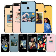 art aesthetic van Gogh Mona Lisa Phone Case For Honor 8X 9 8 10 20 30 Lite Pro MATE 9 10 20 30 Pro Lite Black TPU Soft shell 2024 - buy cheap