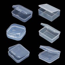 small Transparent plastic box Storage Collections Product packaging box cute Mini Case Clear Small Box 2024 - buy cheap