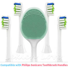 For Philips Sonicare Electric Toothbrush, Facial Cleansing Brush Head and Toothbrush Heads fit for Philips Sonicare 2024 - buy cheap