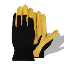 QIANGLEAF Brand Mechanical Maintenance Working Gloves Men Safety Protective Glove Cowhide Leather fashion sports gloves 9530NP 2024 - buy cheap
