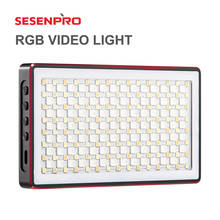 Sesenpro sl218w rgb luz de vídeo 2500-8500k cor cheia conduziu a iluminação ip67 impermeável lâmpada de luz de preenchimento para o tiro da câmera do telefone 2024 - compre barato