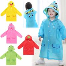 1PC Cartoon Animal Style Waterproof Kids Raincoat For Children Rain Coat Rainwear/Rainsuit Student Poncho Drop Shipping 2024 - buy cheap