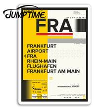 Jump Time for Frankfurt Airport Vinyl Stickers German Sticker Laptop Luggage Car Bumper Decal Waterproof Car Accessories 2024 - buy cheap