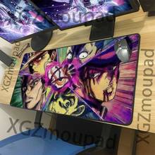 XGZ-alfombrilla de ratón grande personalizada, borde de bloqueo negro, clásico, Anime, JoJo's Bizarre Adventure, alfombrilla de mesa para ordenador, goma antideslizante de velocidad 2024 - compra barato