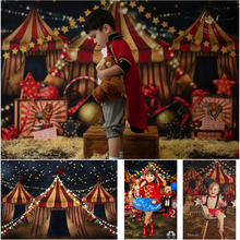 Mocsicka цирк под звездами фон Дети День Рождения фотография фон новорожденный ребенок фотосессия Фотостудия 2024 - купить недорого