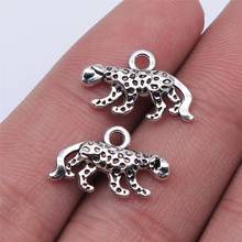 WYSIWYG 20pcs 18x11mm Antique Silver Color Leopard Charms Pendant For Jewelry Making DIY Jewelry Findings 2024 - buy cheap