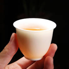 Xícara de café e chá de jade com açúcar chinês 2 familiar, tigela de chá artesanal, acessórios de viagem, portátil, copo único 2024 - compre barato