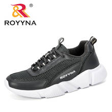 ROYYNA-zapatos informales con cordones para Mujer, Zapatillas transpirables de malla, calzado de exterior, Popular, nuevo diseñador 2024 - compra barato