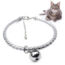 1PCS Pet Collar Lovely Hand Woven Dog Collar Cat Collar Pet Necklace with Bell Pet Supplies Dog Chain Supply Animal Accessory 2024 - buy cheap