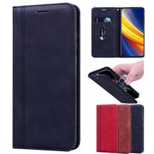 Telefone Case For Xiaomi Pocophone Poco X3 Pro NFC Poko Little X3 чехол Leather Flip Cover Wallet Housing Funda Magnet Protector 2024 - buy cheap