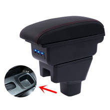 Para fiat sedici caixa de apoio de braço central armazenamento de conteúdo caixa boxarmrest com interface usb 2024 - compre barato