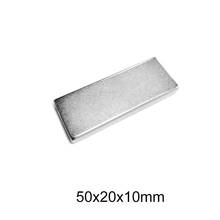 1/2/3/5PCS 50x20x10 Strong Neodymium Magnets N35 Block Permanent Magnet 50x20x10mm Long Powerful Magnetic Magnet 50*20*10 2024 - buy cheap