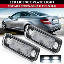 Suitable For Mercedes-Benz w203 5d w211 w219 r171 Led License Plate Light Without Error Led License Plate White Light 2024 - buy cheap