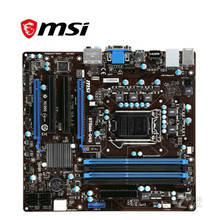For MSI B75MA-G43 Computer Motherboard LGA 1155  For Intel B75 B75M Desktop Mainboard USB3.0  SATA II PCI-E X16 Used 2024 - buy cheap