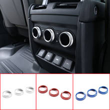 Pomo de aire acondicionado trasero para coche Land Rover Defender, cubierta de anillo embellecedora, accesorios de aleación de aluminio, 110, 130, 2020 2024 - compra barato