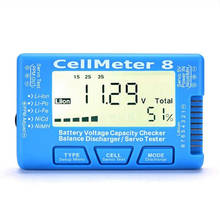 Cell Meter 8 Multifunction 2-8S Electric Display Lithium Battery Voltage Electric Quantity Display Balance Actuator Tester 2024 - buy cheap